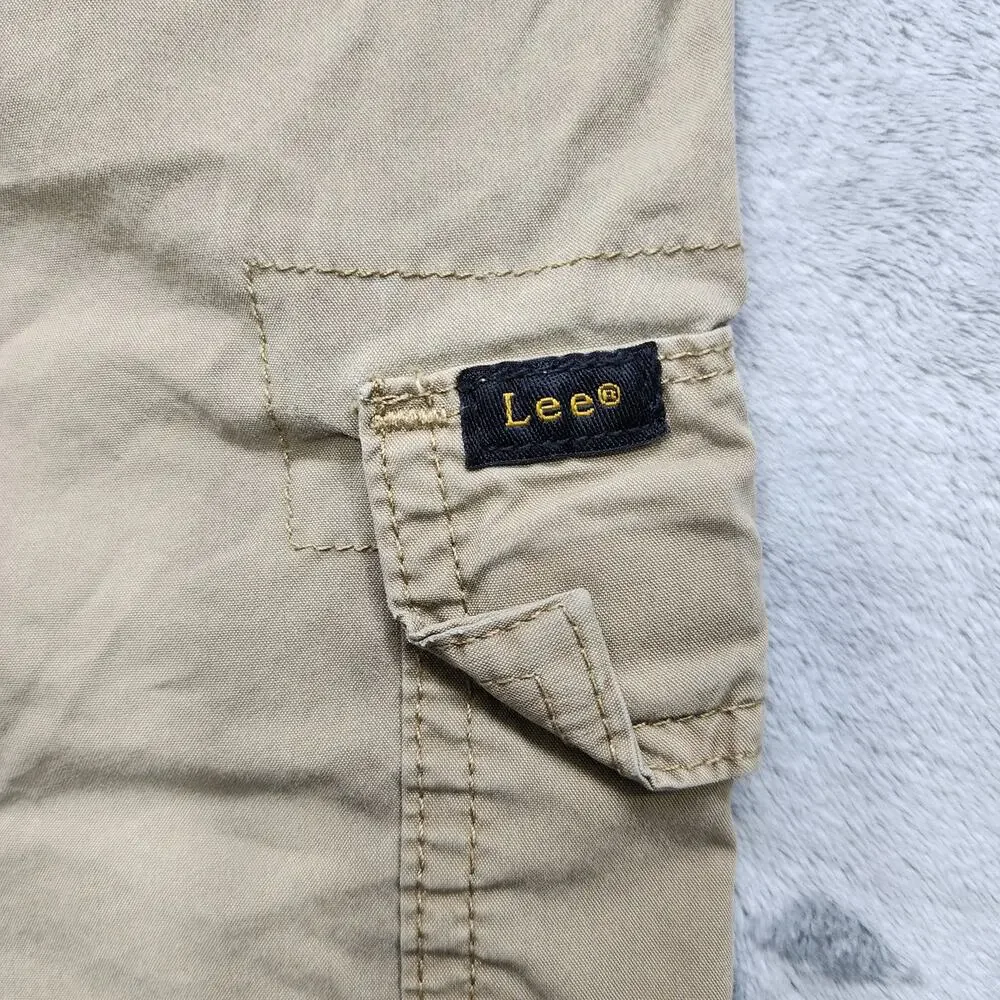 Lee Shorts Mens 30 Tan Hybrid Motion Flex Regular Fit Cargo Stretch‎ Outdoor_3